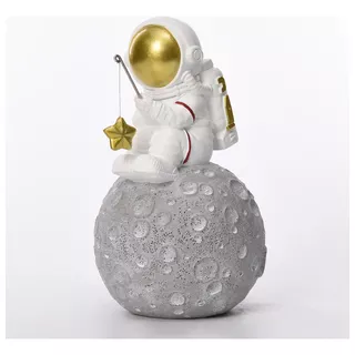 Astronauta Figura Decorativa Luna 17x11 