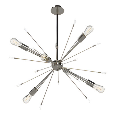 Colgante Araña Explosion 6 Luces Cromo 456-6 Deco Moderno Rd