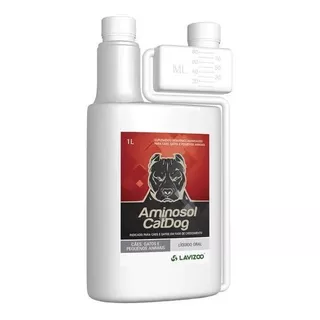 Aminosol Pet Suplemento Vitamínico Aminoácido 1l - Lavizoo
