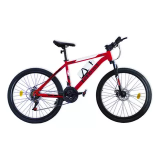 Bicicleta Montaña Hombre Rod 26 Frenos Disco 21 Cambio - El Color Rojo