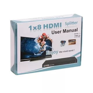 Splitter Hdmi 1x8 Full Hd 3d Trautech Alta Definicion Nuevo