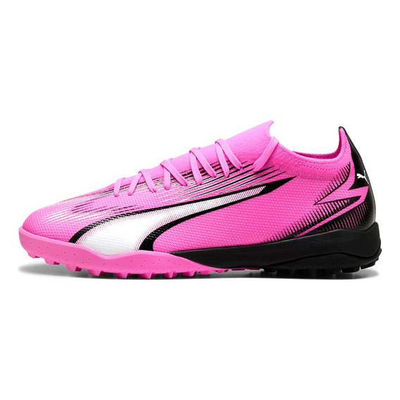 Tenis De Fútbol Puma Ultra Match Tt Rosa Con Blanco Hombre