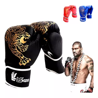 Guantes De Box - Kick Boxing Asiana Strap Velcro