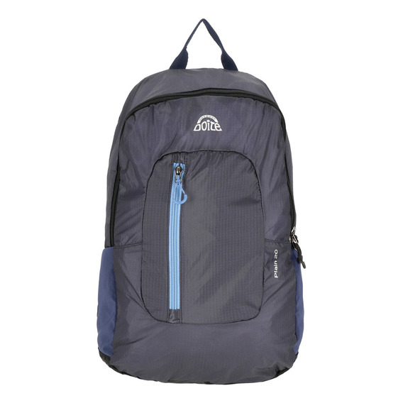 Mochila Compactable Plain Navy 20l Doite Color Azul