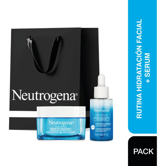 Rutina Hidratación Neutrogena Hydro Boost Serum Hialurónico