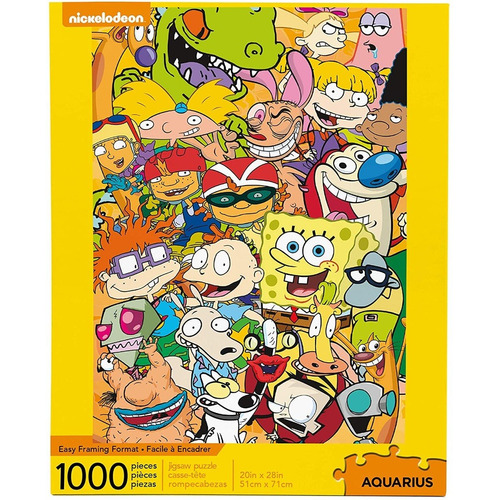 Rompecabezas Nickelodeon Cast 1000 Piezas Aquarius
