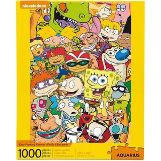 Puzzle De 1000 Piezas Aquarius Nickelodeon Cast
