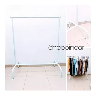 Blanco Rack Organizador De Ropa - Perchero Burro Desarmable