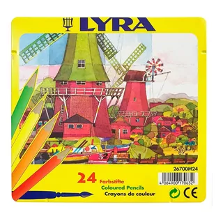 Lapices De Colores Acuarelable Lyra/ 24 Unidades