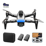 Mini drone Voja K90 Max 2023 con dual cámara 8K plateado 5GHz 2 baterías