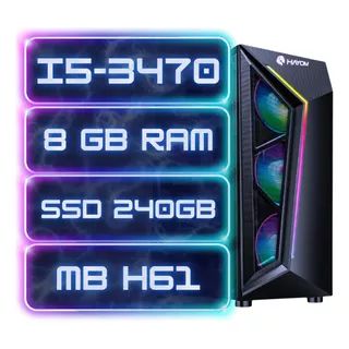 Pc Computador Completo Intel I5 + 8gb Ram + Ssd 240gb + Wifi