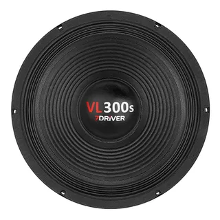 Woofer Taramps 7 Driver 12 Pol. Vl 300s 150w Rms 4 Ohms Cor Preto