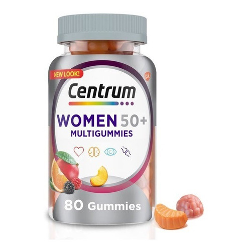 Centrum Silver Multigummies Mujer 50+. 80 Gomitas.