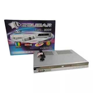 Aparelho Dvd  Player Gravador Cougar Cvd-800r Com Controle