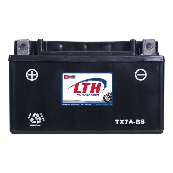 Moto Bateria Lth Gel Ctx7a-bs Ytx7a-bs Libre Mantenimiento