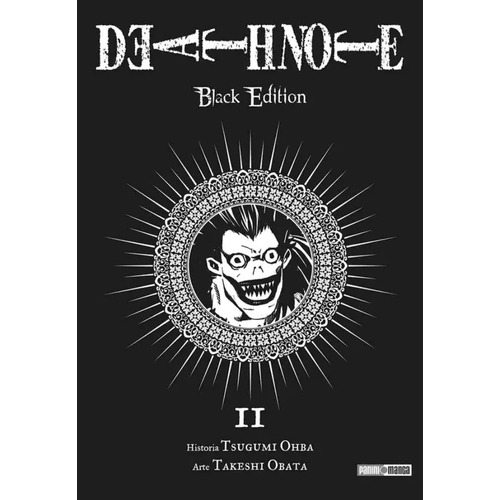 Death Note: Death Note, De Takeshi Obata. Serie Death Note, Vol. 2. Editorial Panini, Tapa Blanda, Edición Black Edition En Español, 2022