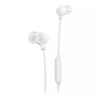Auriculares Motorola Earbuds 3-s In-ear Wired Micrófono Color Blanco