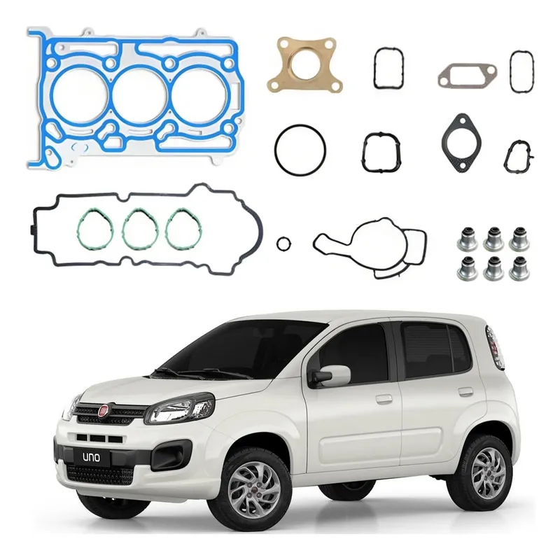 Jogo Junta Cabeçote Uno 1.0 6v 2017 A 2021