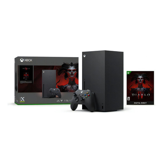 Consola Xbox Series X 1 TB Bundle Diablo IV Negro