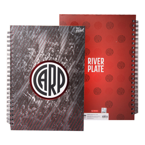 Cuaderno A4 T/dura Espiral X 120 Hjs Ppr - Rayado River