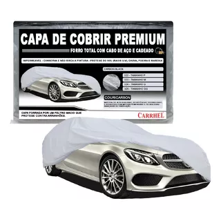 Capa Para Carro Carrhel Premium Forrada Carbon Titanium