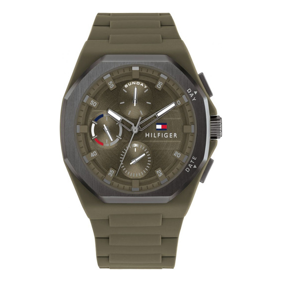 Reloj Para Hombre Tommy Hilfiger Neo 1792121 Verde