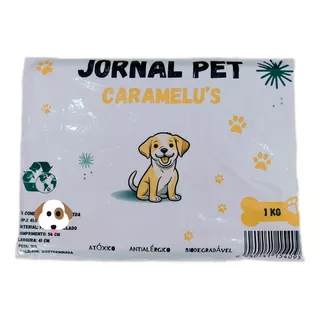 Jornal Para Pet Cachorro 3kg Papel Liso Limpo Biodegradável