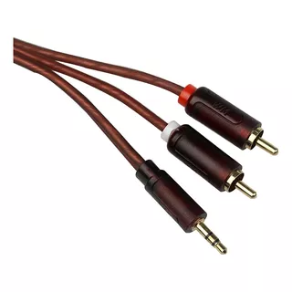 Cable De Audio Auxiliar Oyike 3.5mm A Rca Hi Fi Chapa Oro 3m