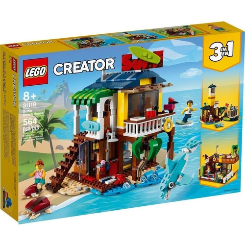 Lego Creator  - Surfera En La Playa -  Sets 3 En 1
