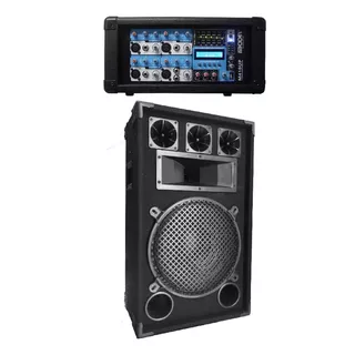 Combo Consola Potenciada M410up Rep Usb + 1 Bafle 12  Esdj