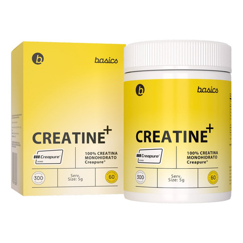 Creatine+ Basics Nutrition - Creatina 100% Creapure® Sabor Sin sabor