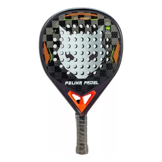 Paleta De Padel Felina F1 Pro Naranja Diamante Carbono 