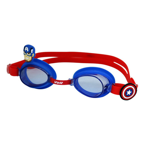 Goggle De Natación Marvel Capitan America Voit Color Multicolor