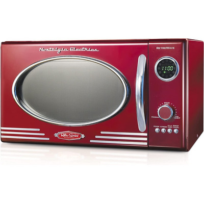 Nostalgia Red Retro Horno Microondas 12 Programas 800w 25l