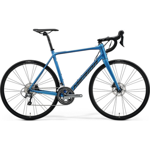 Bicicleta De Ruta Merida Scultura 300 Tiagra Disc Color Azul Tamaño del cuadro S (50cm)