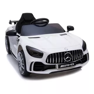 Auto Mercedes Gt A Batería Negro / Blanco / Rojo - Kidscool