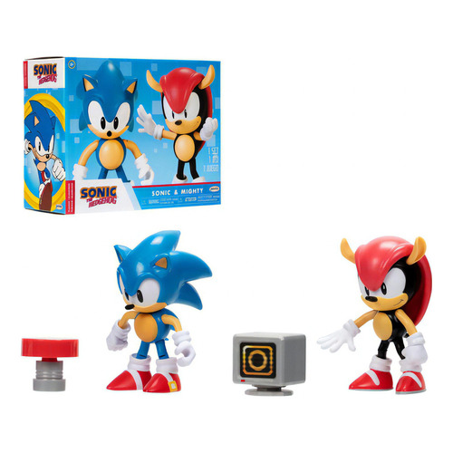 Pack 2 Figuras De 10 Cms - Sonic & Classic Mighty