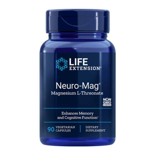 Suplemento en cápsula Life Extension  Neuro-Mag magnesio en pote 90 un