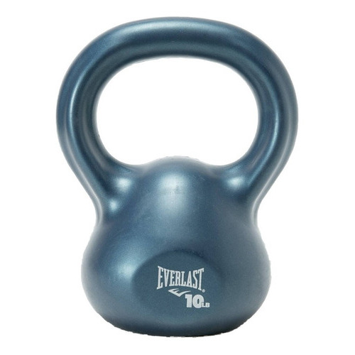 Kettlebell Everlast 10lbs Pesa Rusa Pvc Sentadillas Color Turquesa