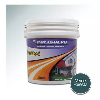 Latex Color 10 Litros Ocean Color Polisolvo Verde Foresta