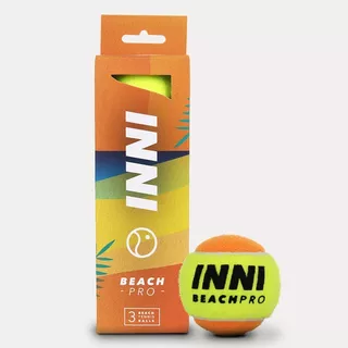 Bola Inni Beach Tennis Pro - Box - Com 3 Bolas - New