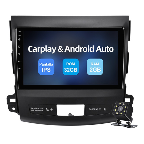 Estéreo 2gb Android 10 Para Mitsubishi/outlander 2007-2012