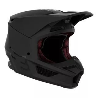 Casco Motocross Fox   Yth V1  Niño Matte Black 