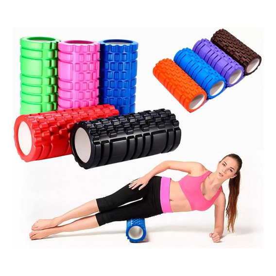 Rolo Hueco Sensitivo 33 Cm Foam Roller Yoga Pilates- Sportex