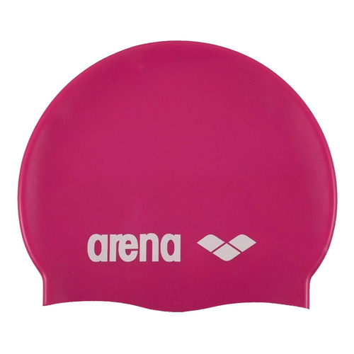 Gorra De Entrenamiento Arena Classic Silicone Color Rosa Diseño de la tela Liso Talla UNI