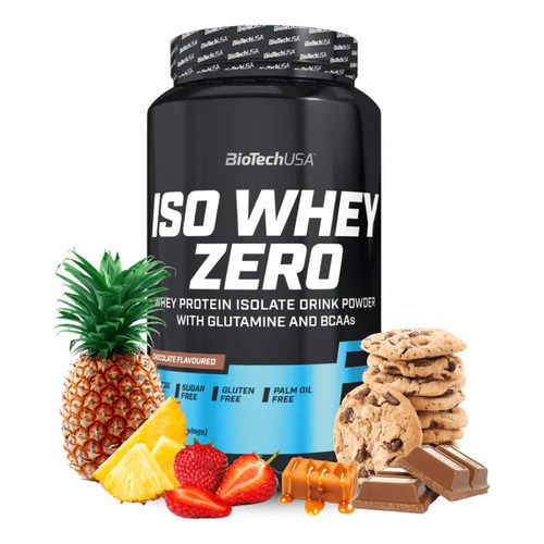 Iso Whey Zero Biotech Usa - 36 Servicios - Chocolate