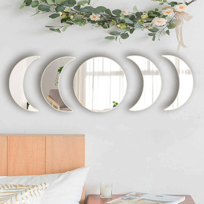 Espejos De Pared Decorativos, 5 Unidades