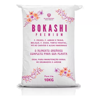 Adubo Organico Saco Bokashi Premium 10kg Para Todas Plantas