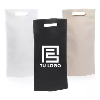 100 Bolsas Ecologicas Friselina Vino Personalizadas 40x20x10