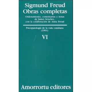 Obras Completas. Volumen 6, De Freud, Sigmund. Editorial Amorrortu Editores España Sl, Tapa Blanda En Español
